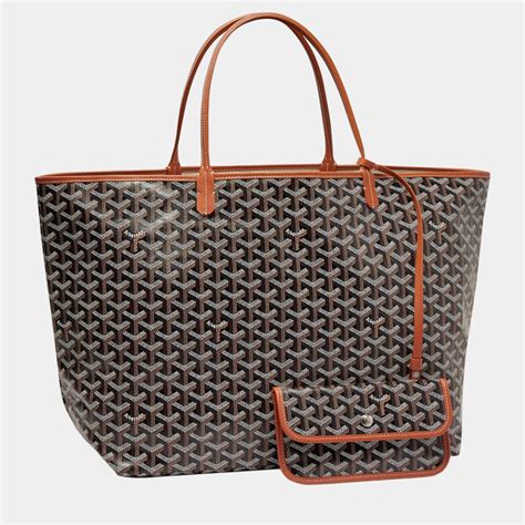 goyard large okinawa tote|Goyard Black Goyardine Coated Canvas and Leather .